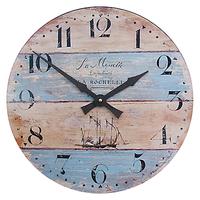 Lascelles Coastal Stripe Wall Clock - Lascelles Coastal Stripe Wall Clock -