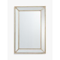 John Lewis & Partners Audrey Faceted Rectangular Mirror, 120 x 80cm, Antique Silver - John Lewis & Partners Audrey Faceted Rectangular Mirror, 120 x 80cm, Antique Silver -